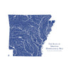 Arkansas Hydrology Map