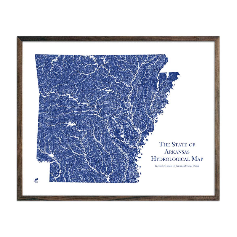 Arkansas Hydrological Map - Muir Way - Hydrology