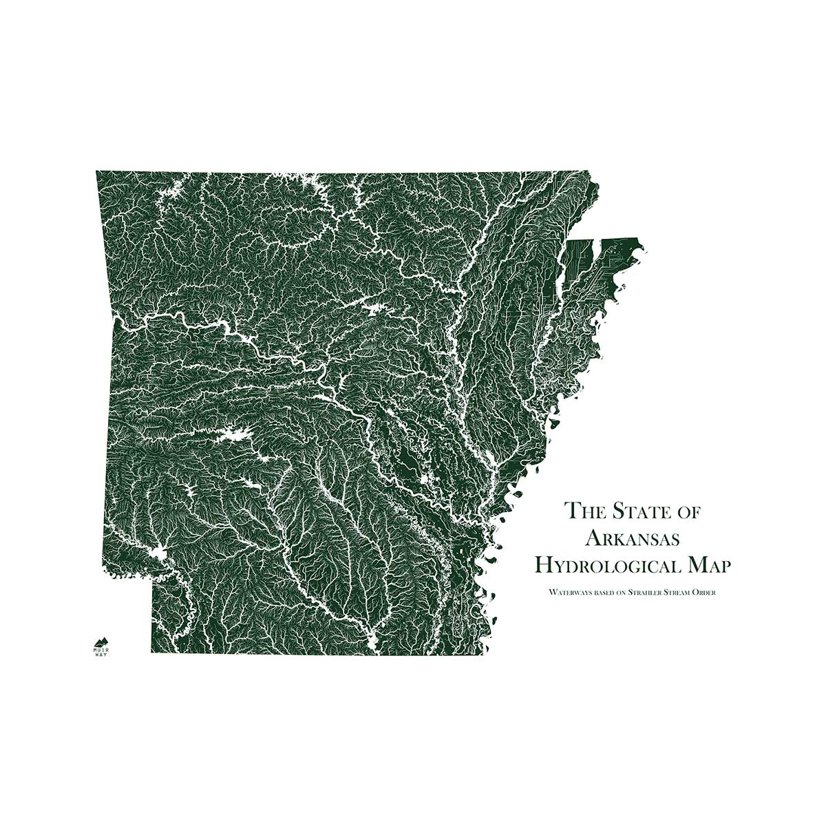 Arkansas Rivers Map