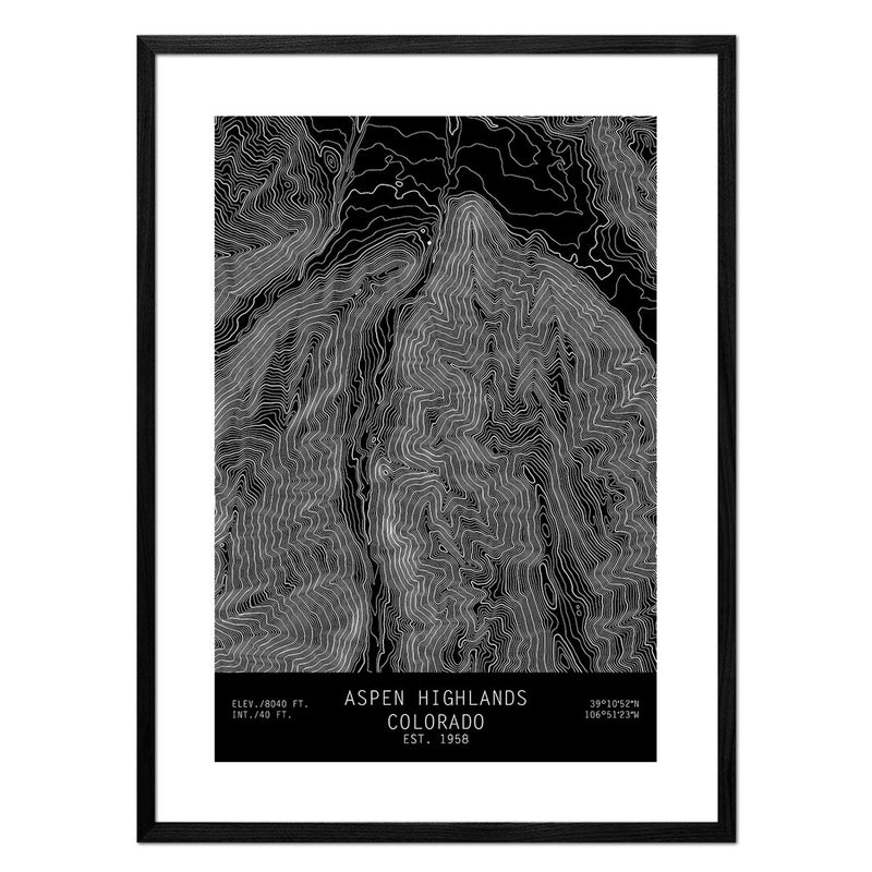 Aspen Highlands, Colorado - Muir Way - TOPO Series