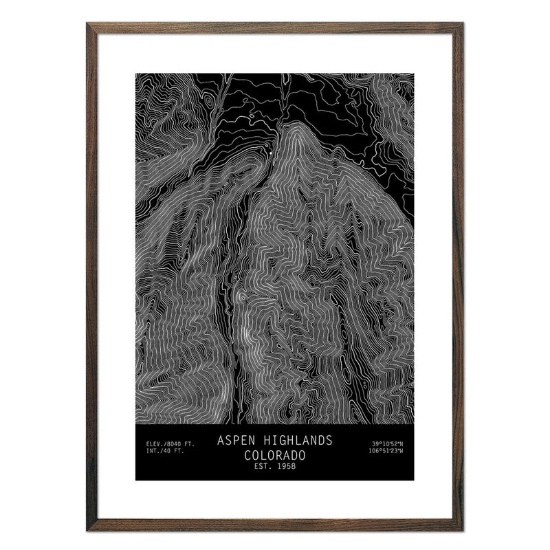Aspen Highlands, Colorado - Muir Way - TOPO Series