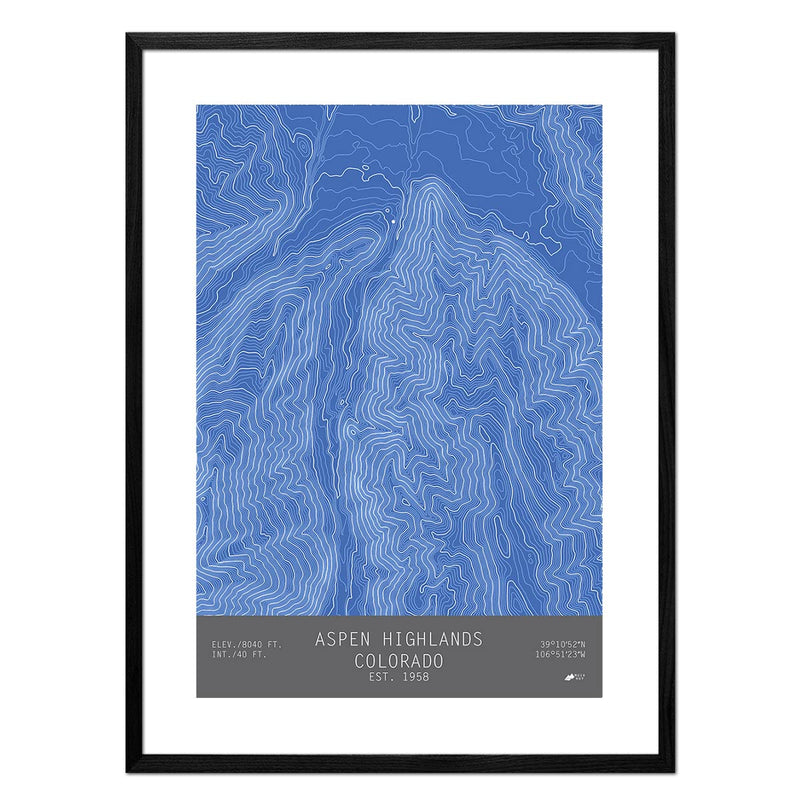 Aspen Highlands, Colorado - Muir Way - TOPO Series