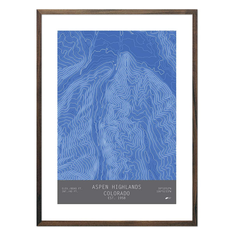 Aspen Highlands, Colorado - Muir Way - TOPO Series