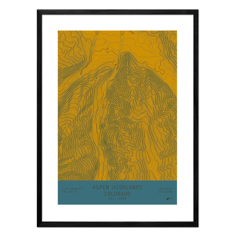 Aspen Highlands, Colorado - Muir Way - TOPO Series