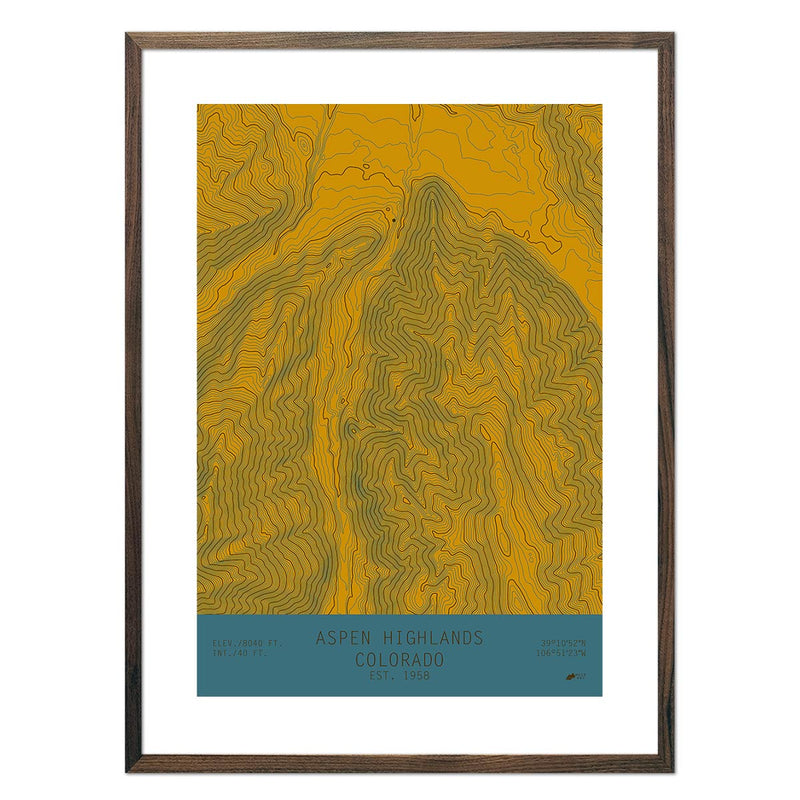 Aspen Highlands, Colorado - Muir Way - TOPO Series