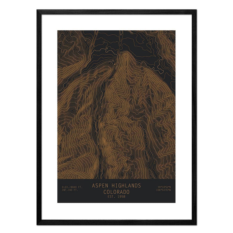 Aspen Highlands, Colorado - Muir Way - TOPO Series
