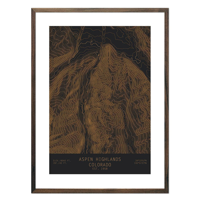 Aspen Highlands, Colorado - Muir Way - TOPO Series