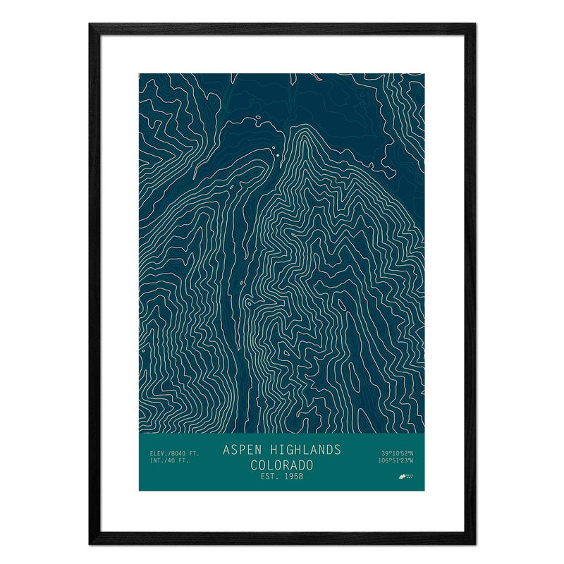 Aspen Highlands, Colorado - Muir Way - TOPO Series