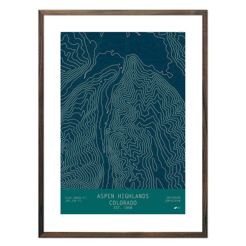Aspen Highlands, Colorado - Muir Way - TOPO Series