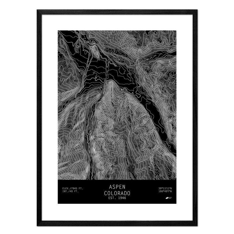 Aspen, Colorado - Muir Way - TOPO Series