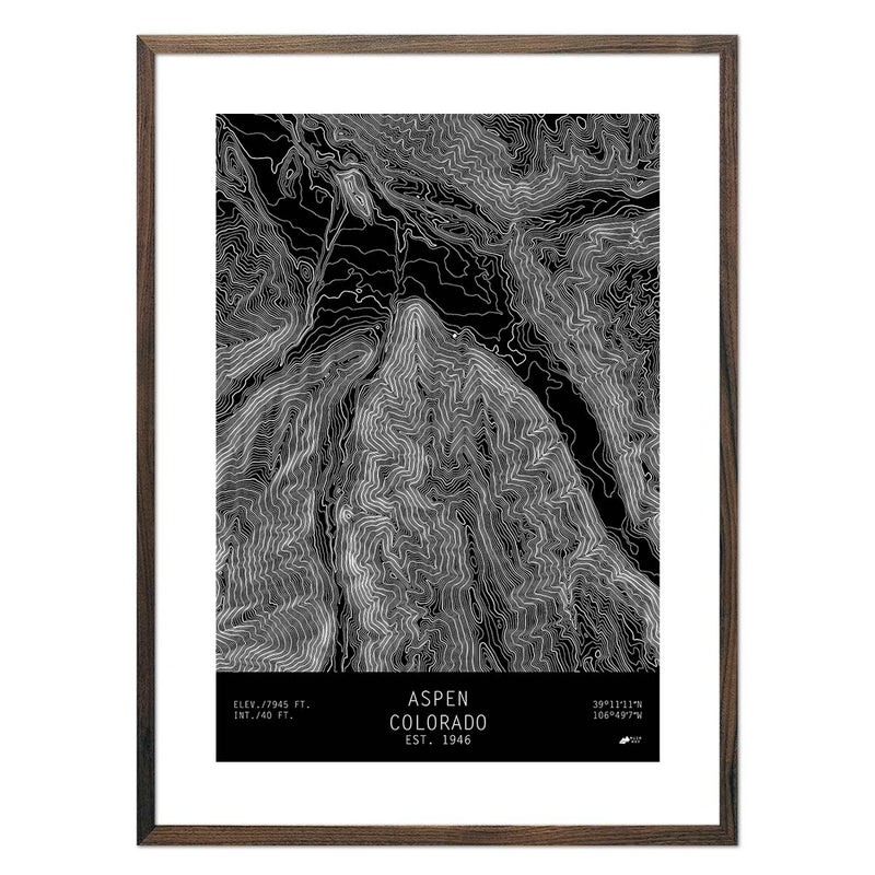 Aspen, Colorado - Muir Way - TOPO Series