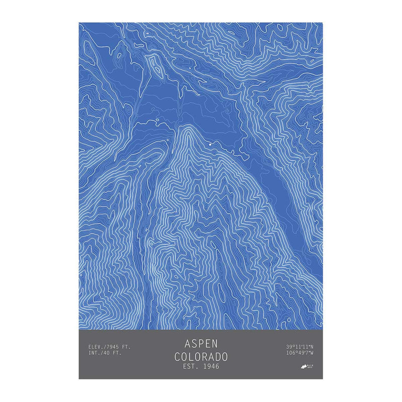 Aspen, Colorado - Muir Way - TOPO Series