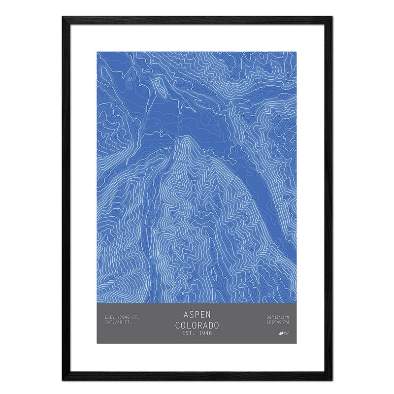 Aspen, Colorado - Muir Way - TOPO Series