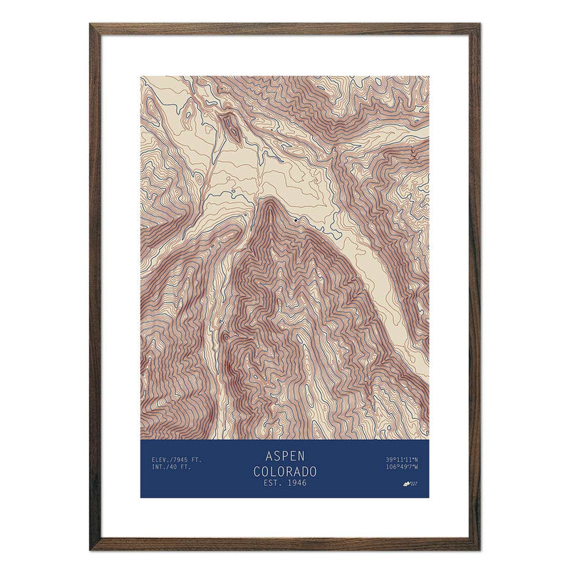 Aspen, Colorado - Muir Way - TOPO Series