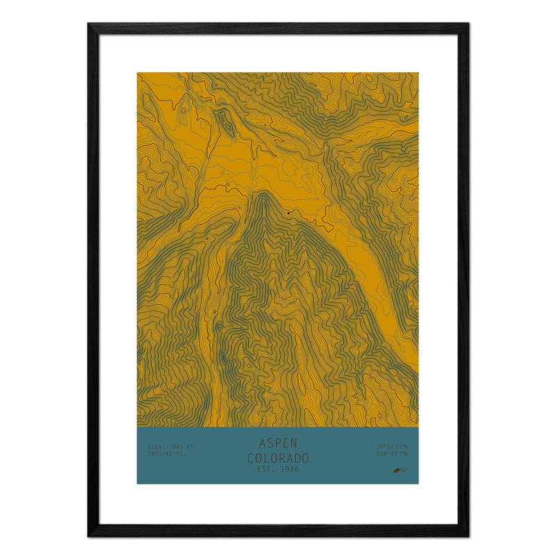 Aspen, Colorado - Muir Way - TOPO Series