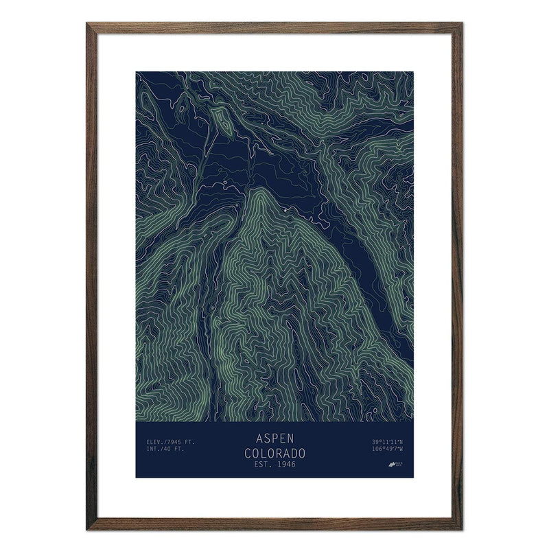 Aspen, Colorado - Muir Way - TOPO Series