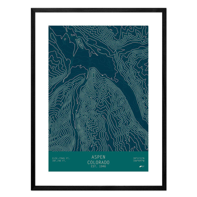 Aspen, Colorado - Muir Way - TOPO Series