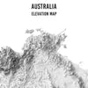 Australia Elevation Map