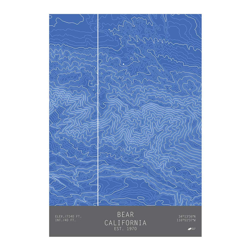 Bear, California - Muir Way - TOPO Series