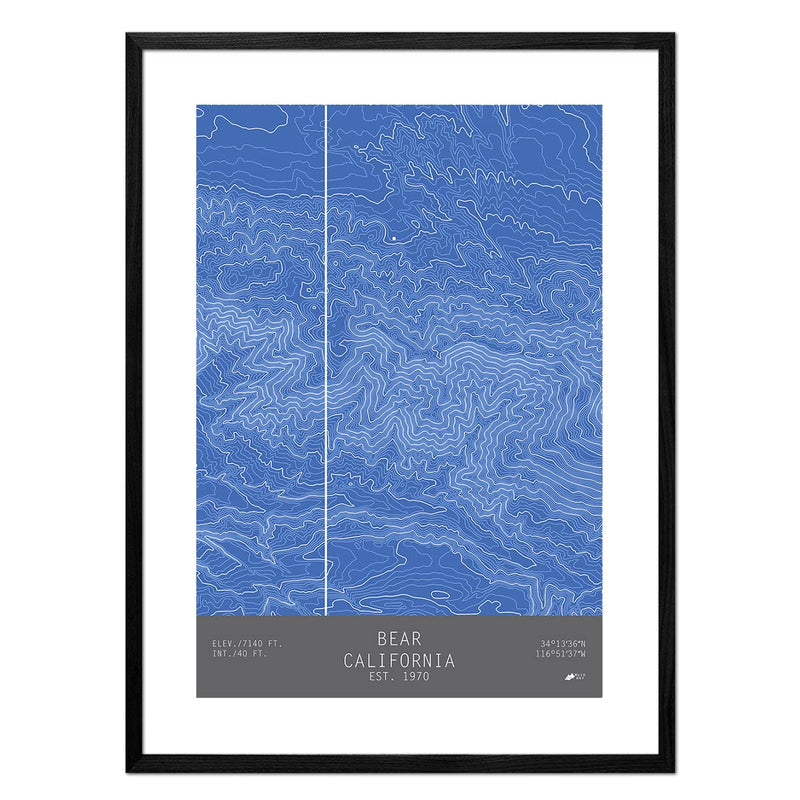 Bear, California - Muir Way - TOPO Series