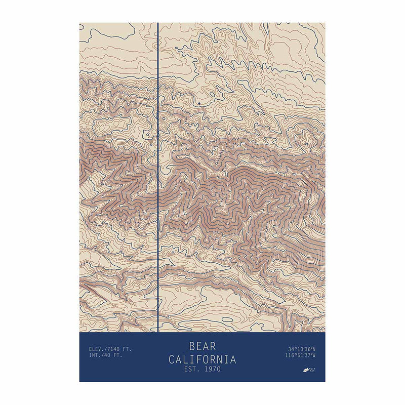Bear, California - Muir Way - TOPO Series