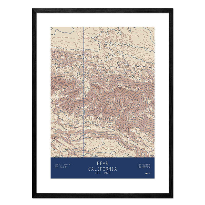 Bear, California - Muir Way - TOPO Series