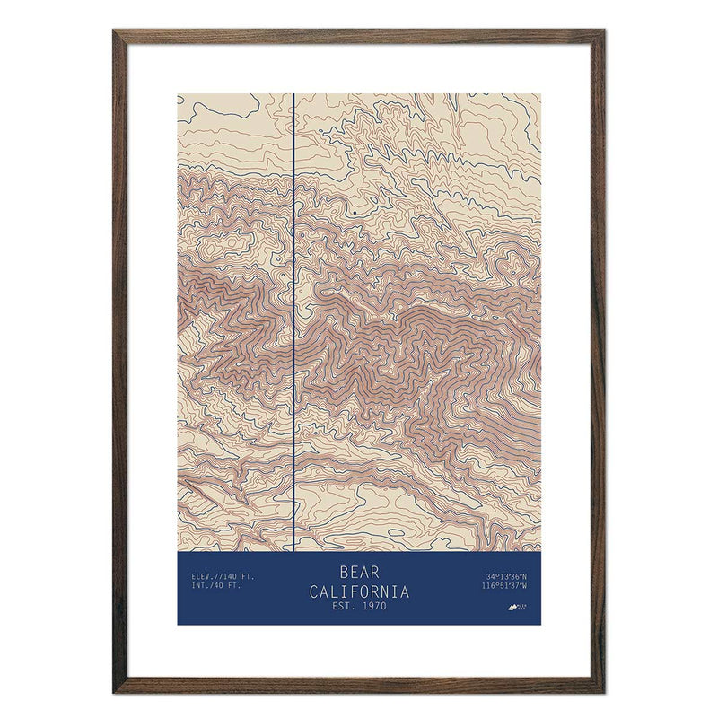 Bear, California - Muir Way - TOPO Series