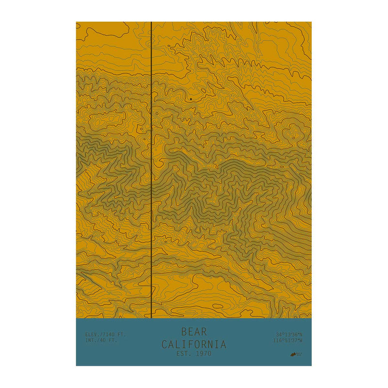 Bear, California - Muir Way - TOPO Series