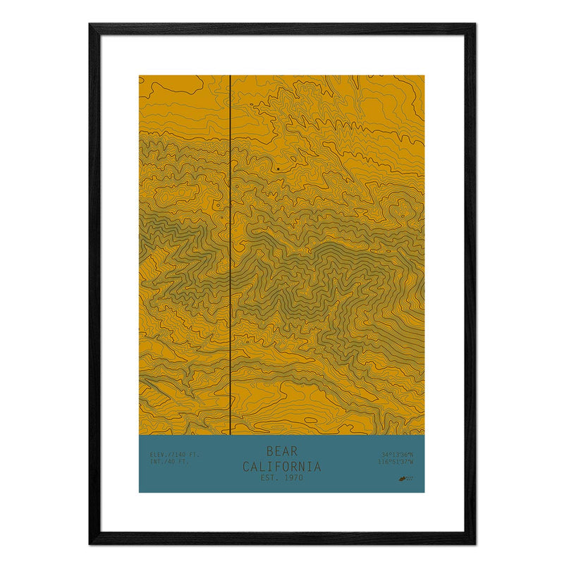 Bear, California - Muir Way - TOPO Series