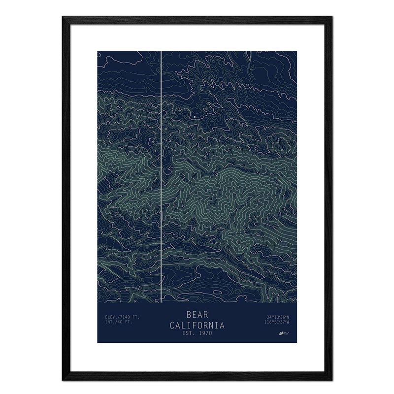 Bear, California - Muir Way - TOPO Series