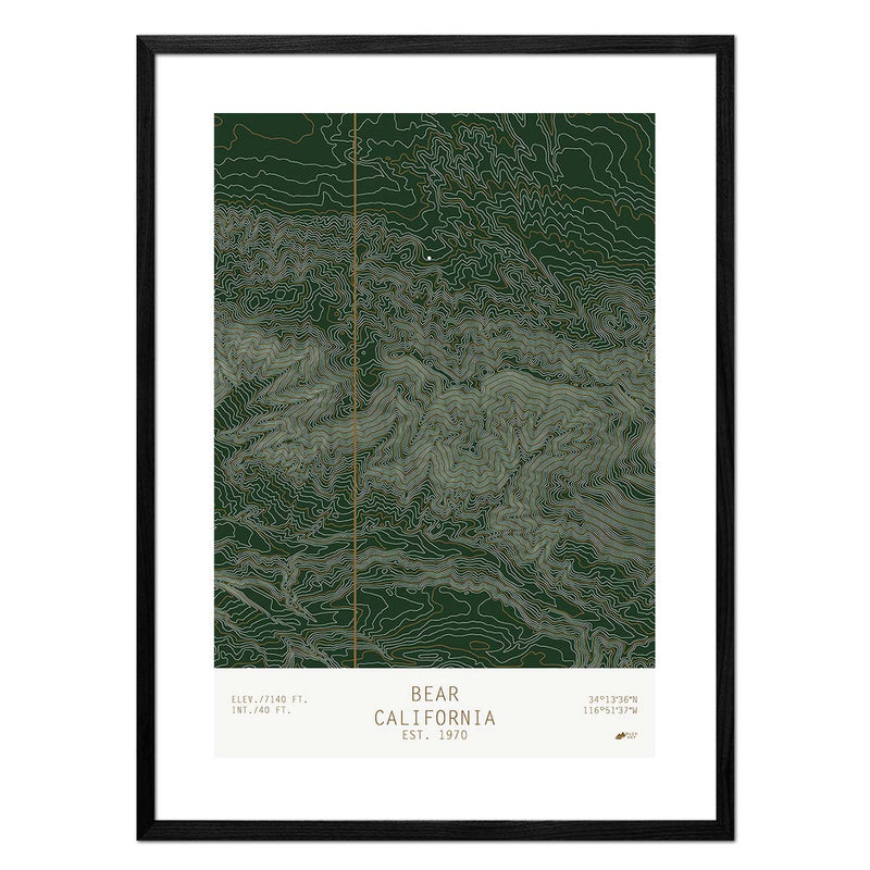 Bear, California - Muir Way - TOPO Series