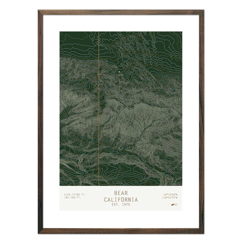 Bear, California - Muir Way - TOPO Series
