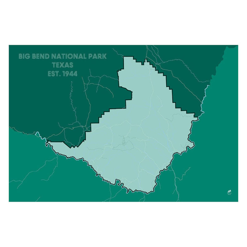 Big Bend National Park Map - Muir Way - National Park