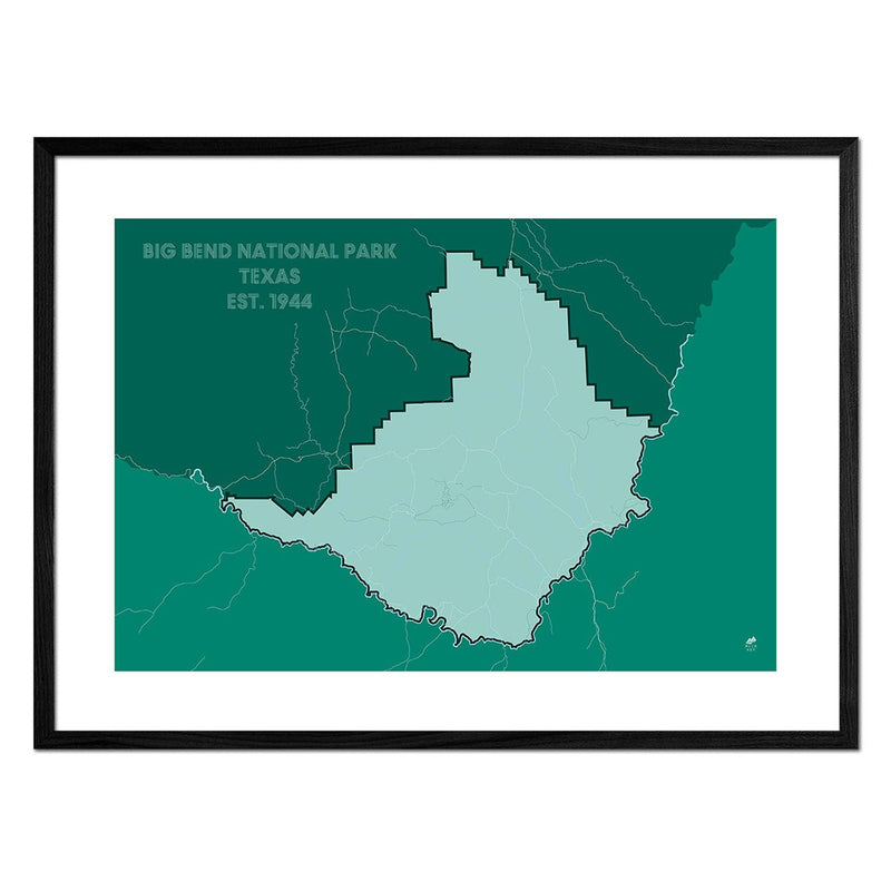 Big Bend National Park Map - Muir Way - National Park