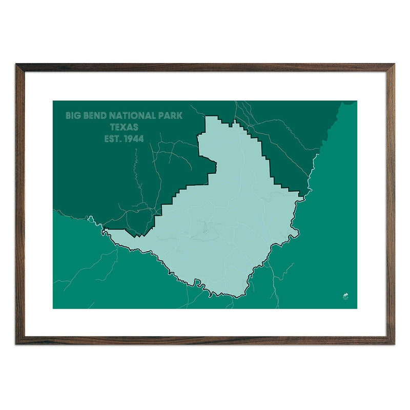 Big Bend National Park Map - Muir Way - National Park