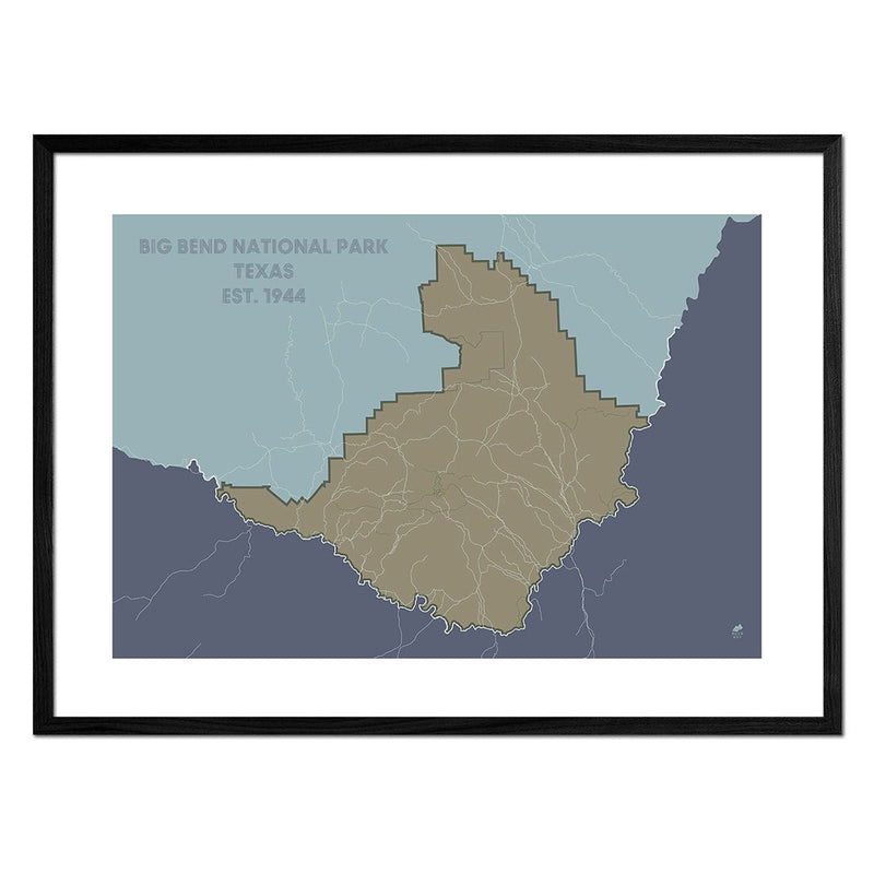 Big Bend National Park Map - Muir Way - National Park