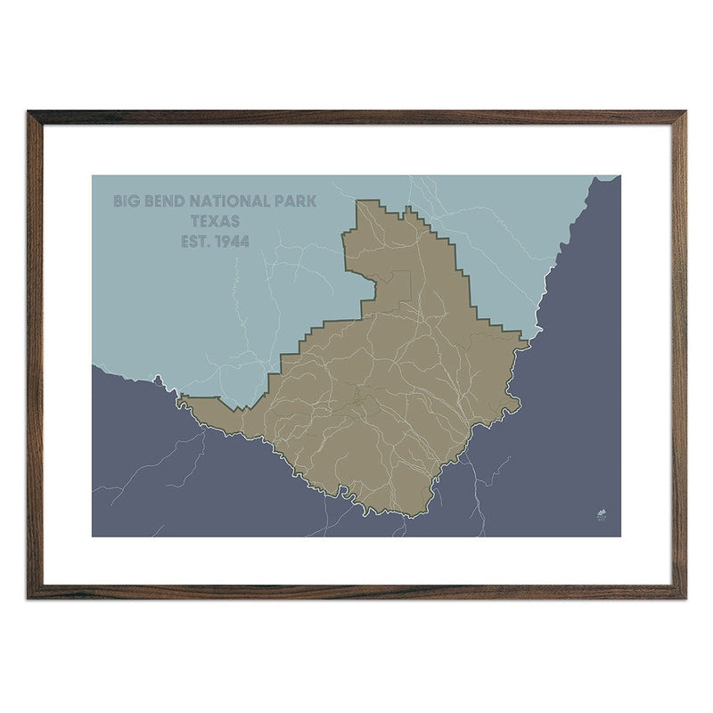 Big Bend National Park Map - Muir Way - National Park