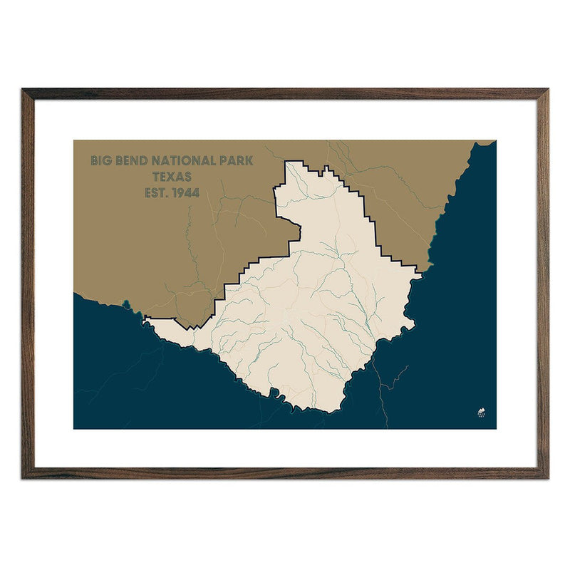 Big Bend National Park Map - Muir Way - National Park
