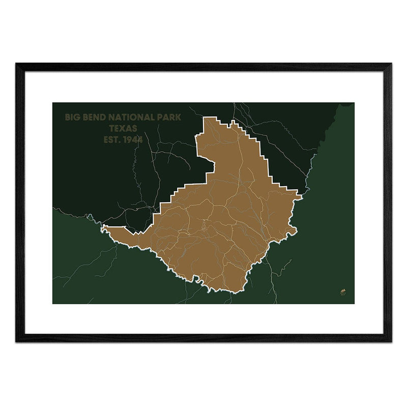 Big Bend National Park Map - Muir Way - National Park