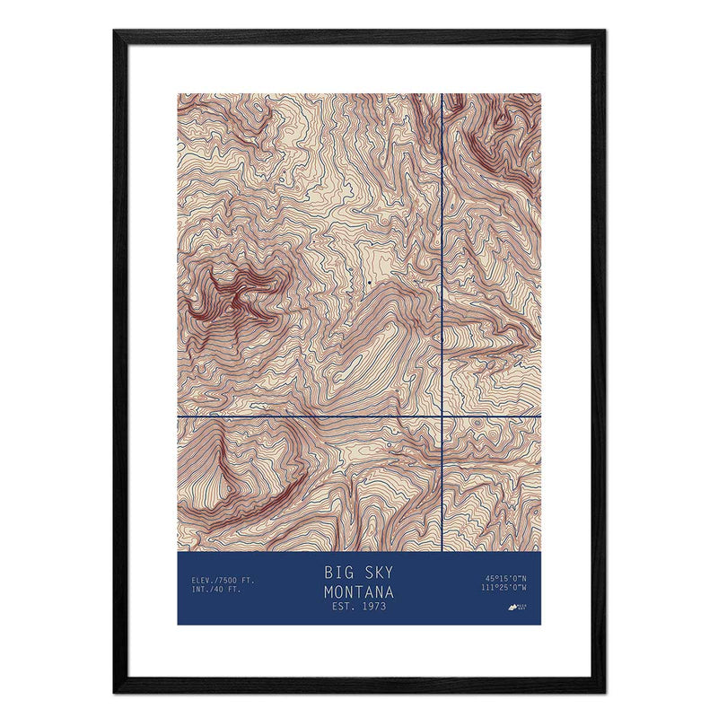 Big Sky, Montana - Muir Way - TOPO Series