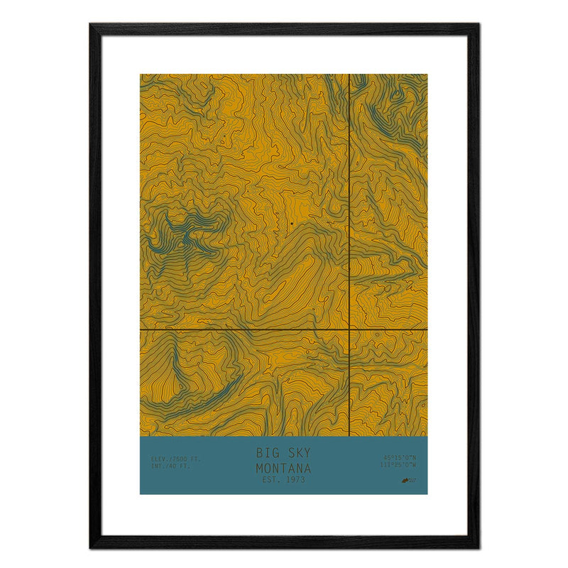 Big Sky, Montana - Muir Way - TOPO Series