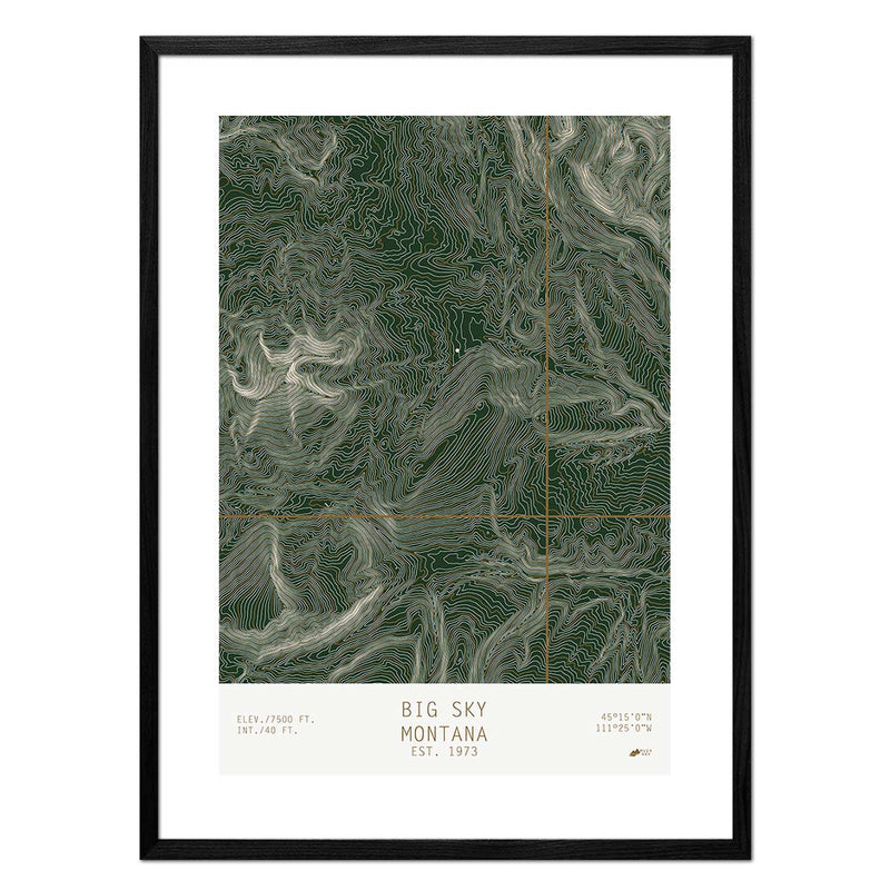 Big Sky, Montana - Muir Way - TOPO Series