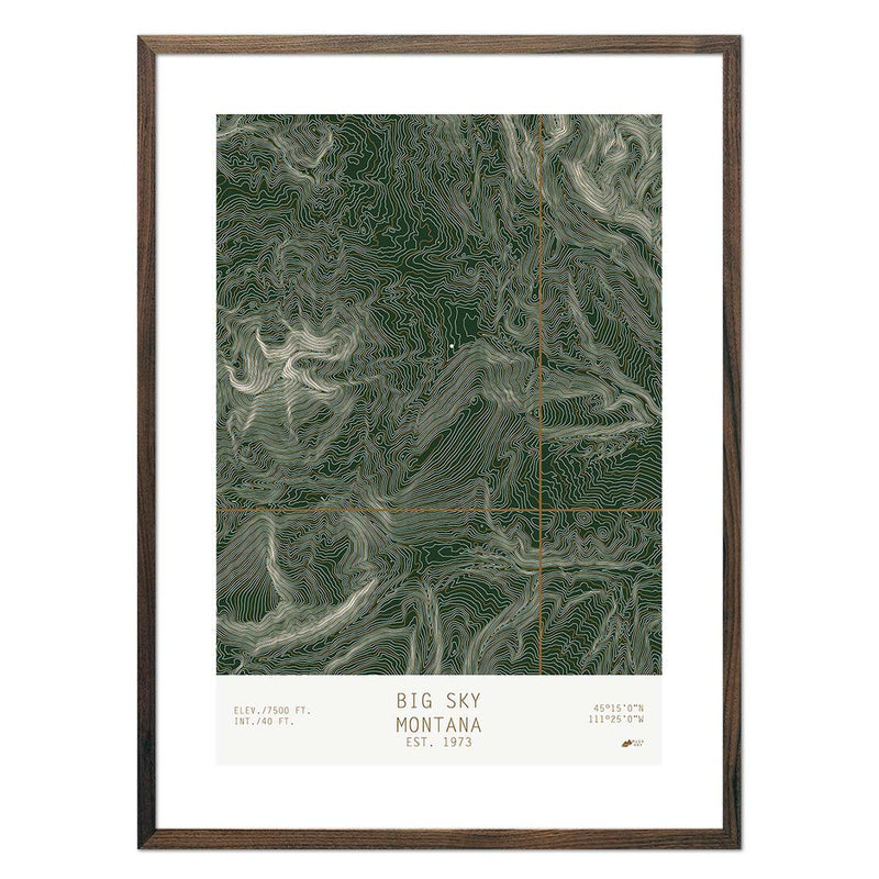 Big Sky, Montana - Muir Way - TOPO Series