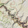 Black Canyon Shaded Relief Map