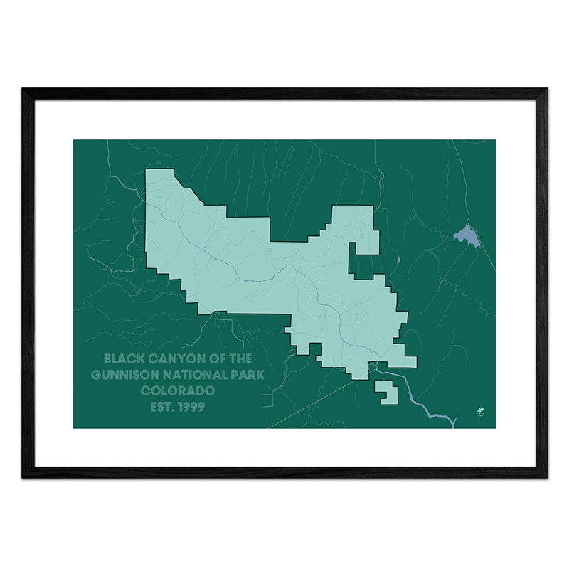 Black Canyon of the Gunnison National Park Map - Muir Way - National Park