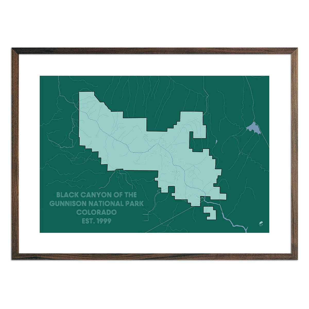 Black Canyon of the Gunnison National Park Map