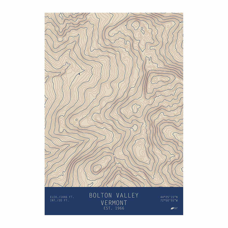 Bolton Valley, Vermont - Muir Way - TOPO Series