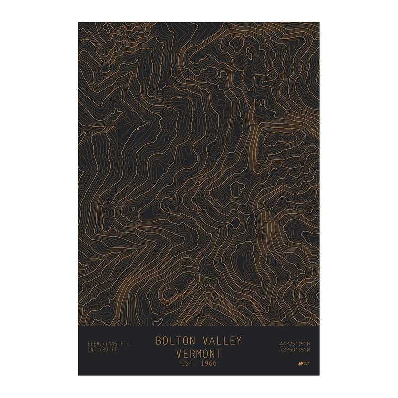 Bolton Valley, Vermont - Muir Way - TOPO Series