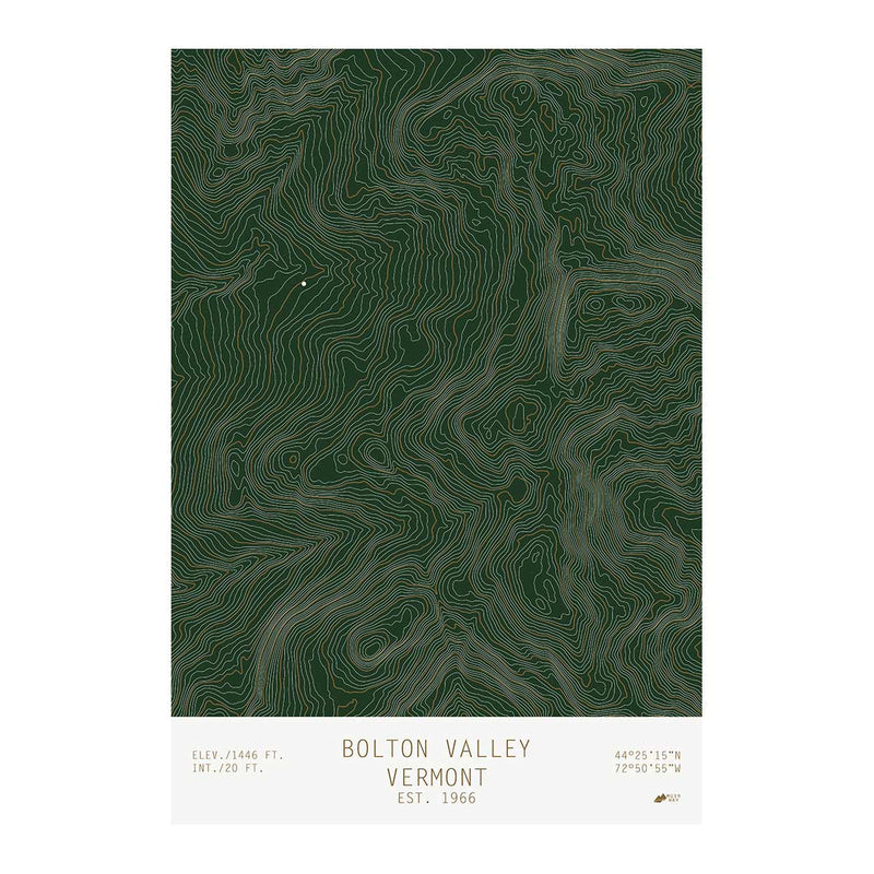 Bolton Valley, Vermont - Muir Way - TOPO Series
