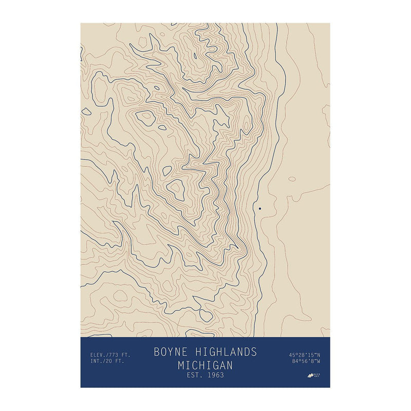 Boyne Highland, Michigan - Muir Way - TOPO Series